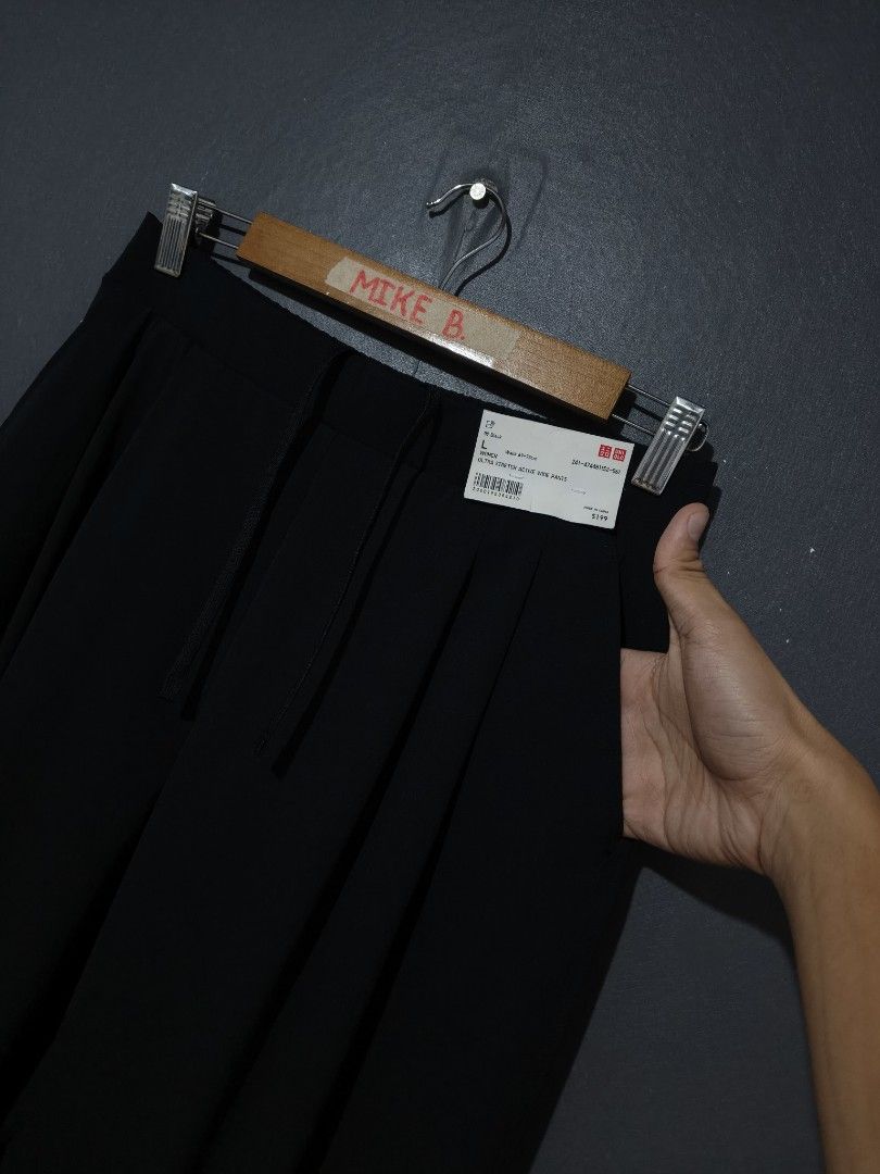 📍Uniqlo Ultra Stretch Active Wide Pants (Category: Other Bottoms) located in Antipolo. Submitted by simplehans (Listing ID 1467170182, Image 3). Description: ‎📍Uniqlo Ultra Stretch Active Wide Pants ‎Size Large ‎Waist- 28 to 36 ‎Length- 39 ‎Leg Open- 10 ‎Brand New ‎DIRECT MESSAGE IF INTERESTED.