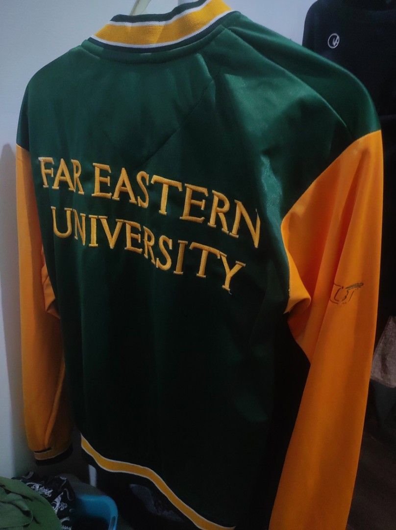 Unisex Classic OG FEU Varsity Jacket (Medium) (Category: Coats, Jackets and Outerwear) located in Manila. Submitted by job2k (Listing ID 1467260975, Image 2). Description: Selling Unisex Classic OG Varsity FEU Jacket (Button type) for P1300 (slightly nego) (2012 - 2013 ed) (Used Once lang before) (No Issue) Rfs: Decluttering personal items. For meetups around Savemore Espana, FEU Manila, UST Area ONLY Other Payment method: • GCash (Lalamove or Gr