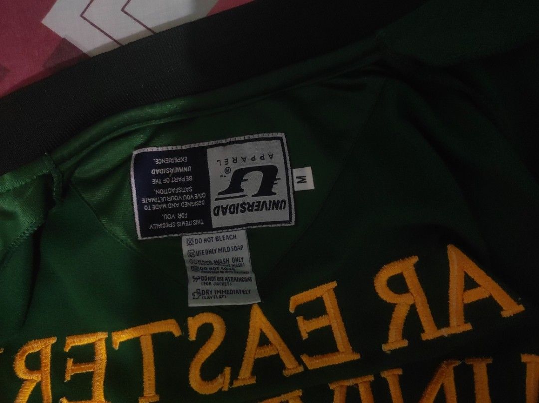 Unisex Classic OG FEU Varsity Jacket (Medium) (Category: Coats, Jackets and Outerwear) located in Manila. Submitted by job2k (Listing ID 1467260975, Image 3). Description: Selling Unisex Classic OG Varsity FEU Jacket (Button type) for P1300 (slightly nego) (2012 - 2013 ed) (Used Once lang before) (No Issue) Rfs: Decluttering personal items. For meetups around Savemore Espana, FEU Manila, UST Area ONLY Other Payment method: • GCash (Lalamove or Gr