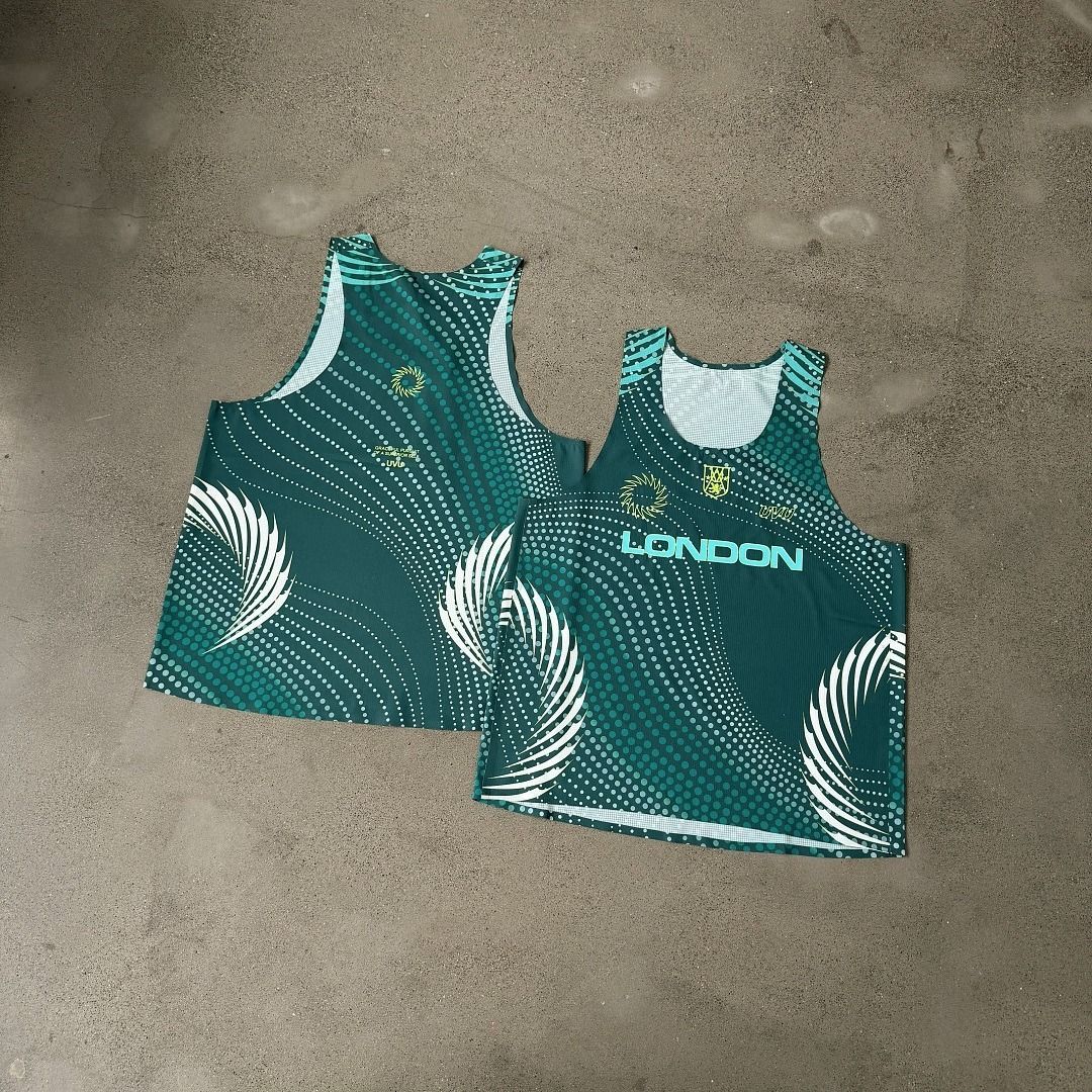 UVU London Running Singlet Green (Category: Activewear) located in Manila. Submitted by cessy.runs (Listing ID 1467219184, Image 2). Description: Brand new UVU London green running singlet featuring a cool geometric pattern and chest lettering. Made from lightweight athletic material and comes with original tags and frosted zip pouch. Never worn! A lightweight technical singlet built for the daily demands of training and racing. Made from a breat
