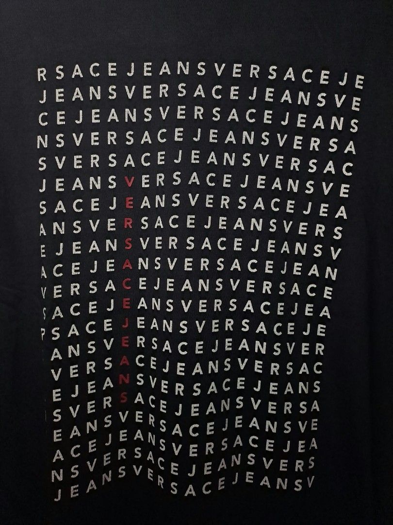 Versace Jeans (Category: Tshirts & Polo Shirts ) located in Quezon City. Submitted by yaseen73 (Listing ID 1467352219, Image 3). Description: Authentic Versace Jeans Small - Medium Dimensions : See Photo Color Rate : 9/10 ✔️ ISSUE : PINHOLE & MINIMAL FADE (See Photo) ✔️ GOOD CONDITION ✔️Photo May vary Due To Lighting or Best Offer Courier : J&T Lalamove MOP : G C A S H B A N K T R A N S F E R Seller's Location : 📍K1, Brgy. Pansol, Q.C.
