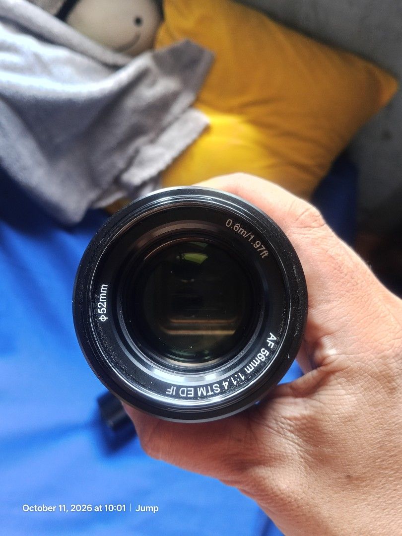 Viltrox 56mm 1.4 x mount (Category: Lens & Kits) located in Santa Rosa. Submitted by japepong (Listing ID 1467180078, Image 2). Description: For sale 10k viltrox 56mm 1.4 x mount Issue dents sa hood lang Walang fungus malinis nakalagay lang sa dry cabinet Wala na ung box so ung pouch lang ang kasama Meet up along santa rosa laguna area RFS UPGRADE.