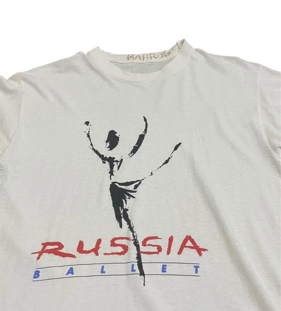 Vintage 80s Russian Ballet Tee (Category: Tshirts & Polo Shirts ) located in Manila. Submitted by picklerick_collects (Listing ID 1467234597, Image 2). Description: .