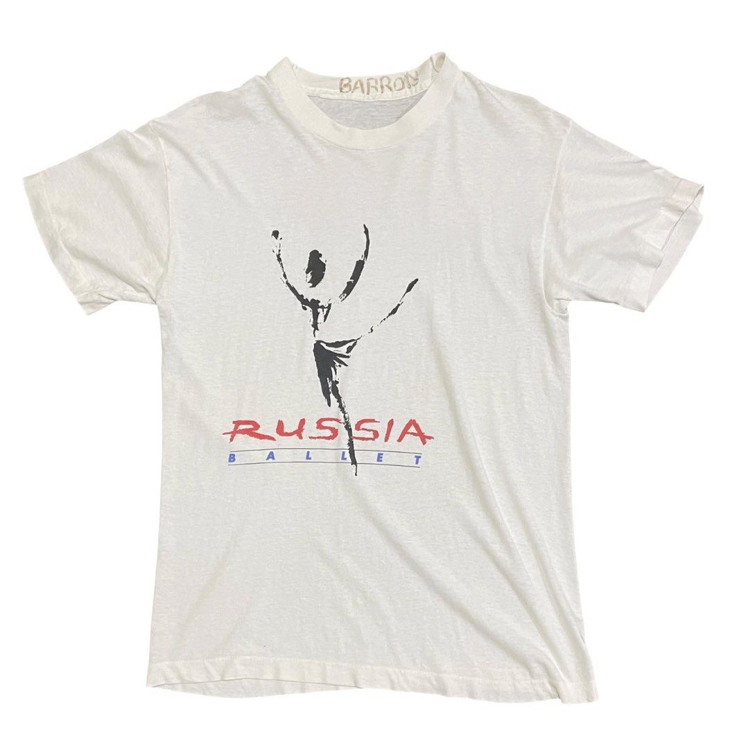 Vintage 80s Russian Ballet Tee (Category: Tshirts & Polo Shirts ) located in Manila. Submitted by picklerick_collects (Listing ID 1467234597, Image 1). Description: .