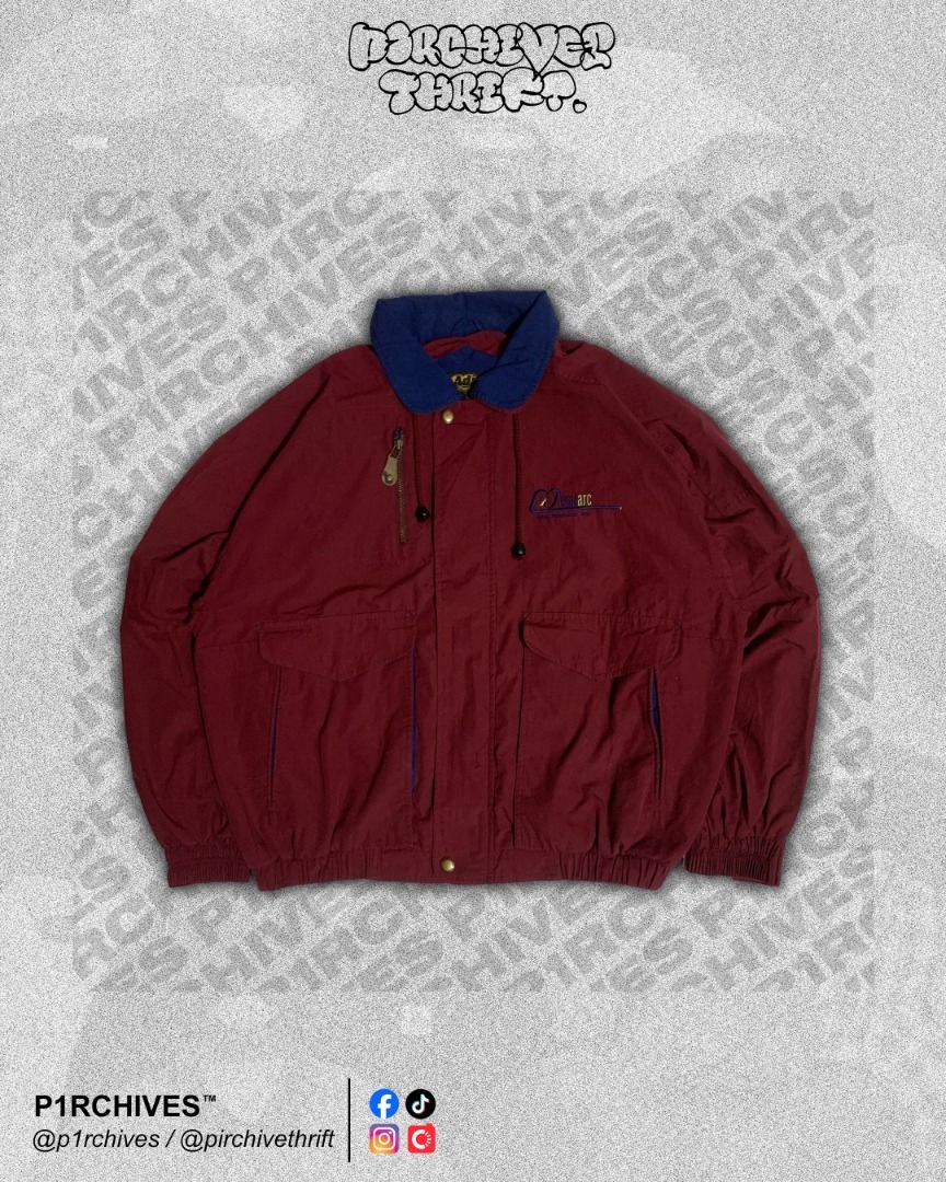 Vintage Adjac Work Jacket (Category: Coats, Jackets and Outerwear) located in San Juan City. Submitted by p1rchives (Listing ID 1467204214, Image 1). Description: Measurements: • W: 27" x L: 25" Fabric / Material: • Heavy Nylon Issues: • None DM FOR PRICE & INQUIRIES. 📍 San Juan City 🚚 Meetups around San Juan City 📦 J&T Delivery 🛵 Lalamove DISCLAIMER: All items are handpicked and thrifted. Each piece may show minor signs of wear or imperfecti