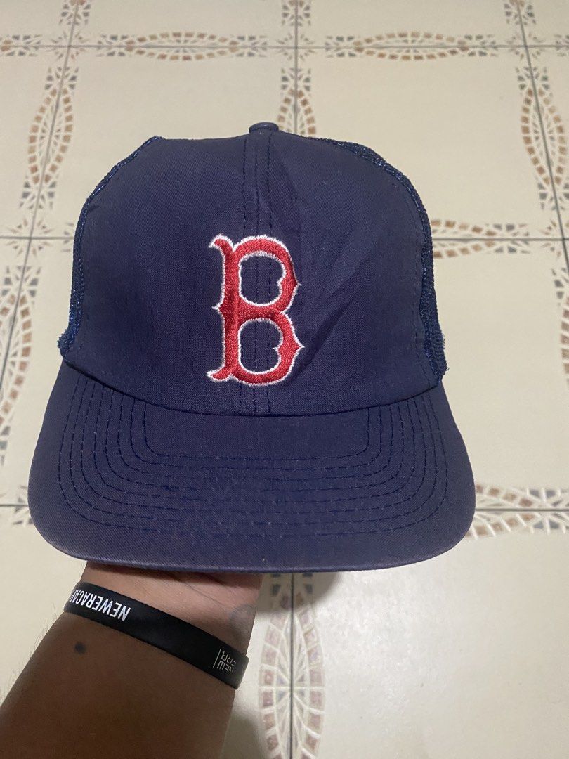 Vintage Boston Redsox trucker cap (Category: Caps & Hats) located in Cebu City. Submitted by hustler_69 (Listing ID 1467260000, Image 1). Description: Vintage Boston Redsox trucker cap One size fits most Very good condition Details are all posted.
