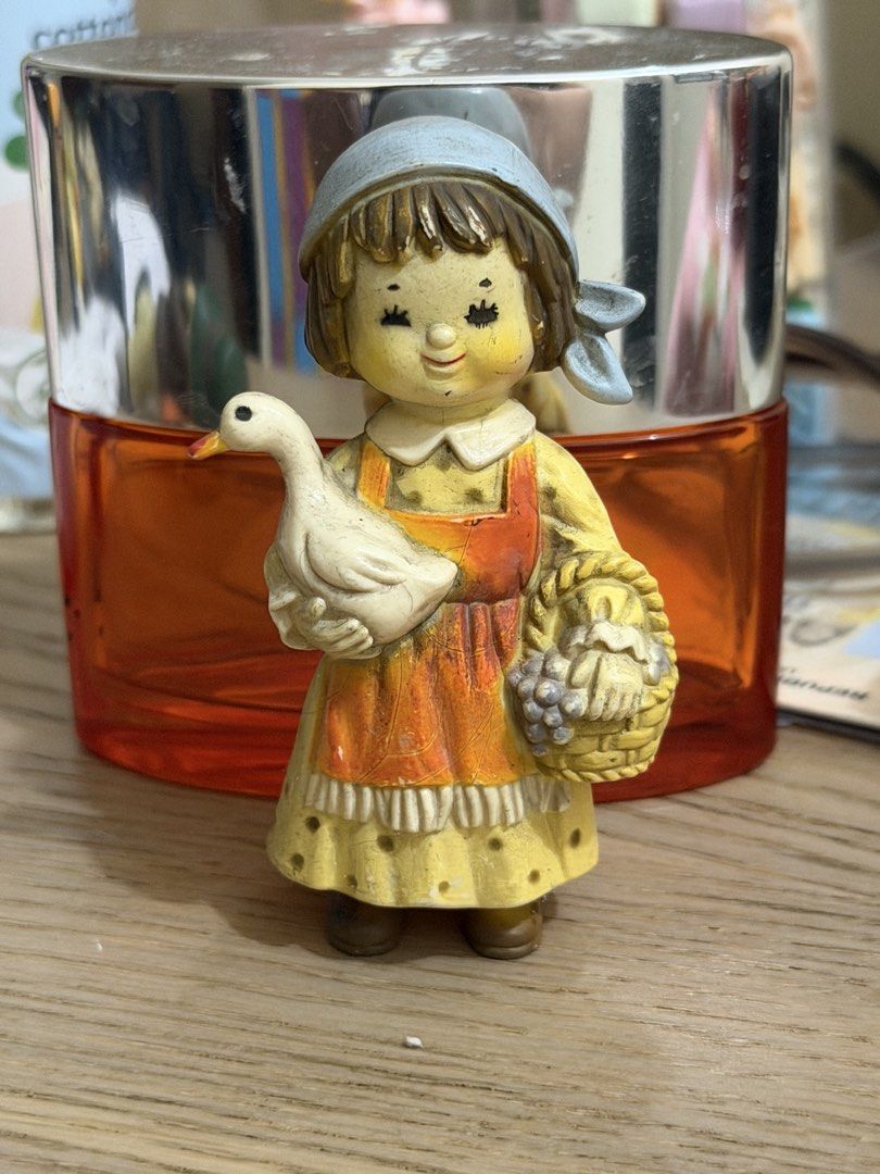 Vintage Ceramic Children Figurine Set (Category: Vintage Collectibles) located in Manila. Submitted by ginatan197811 (Listing ID 1467292573, Image 2). Description: - Vintage ceramic figurines of children in outdoor activities - Holds animals, flowers, or walking sticks with detailed painted clothing - Stands upright independently, perfect for display shelves - Minor paint chipping visible on edges.