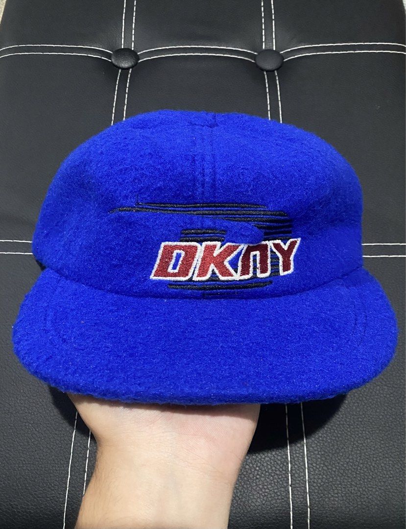 Vintage Deadstock DKNY Wool Cap (Category: Caps & Hats) located in Naga. Submitted by junked_garments (Listing ID 1467230211, Image 1). Description: Vintage Deadstock DKNY Wool Cap 9.5/10 Condition No Flaws Need Wash With Hangtag Authentic OSFA Dm me to purchase!.