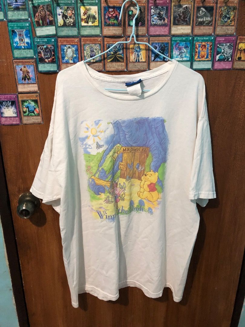 Vintage Pooh (Category: Tshirts & Polo Shirts ) located in San Fernando. Submitted by markhy00 (Listing ID 1467326224, Image 1). Description: Vintage Pooh black stain sa likod XL on tag(25x31).