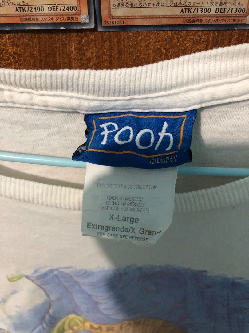 Vintage Pooh (Category: Tshirts & Polo Shirts ) located in San Fernando. Submitted by markhy00 (Listing ID 1467326224, Image 2). Description: Vintage Pooh black stain sa likod XL on tag(25x31).