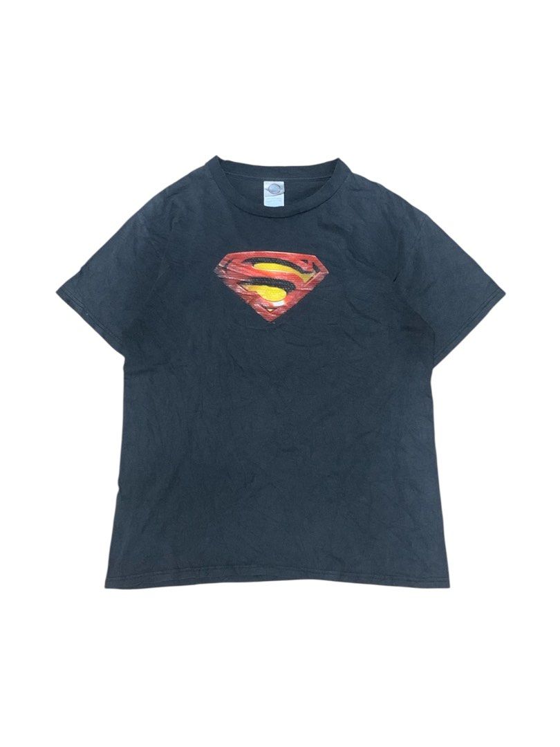 Vintage Superman (Category: Tshirts & Polo Shirts ) located in Manila. Submitted by lyf_7hrift (Listing ID 1467328342, Image 1). Description: Vintage Superman Shirt P500 26L 20W Dimes 8.5/10 Color Rate Good Condition.
