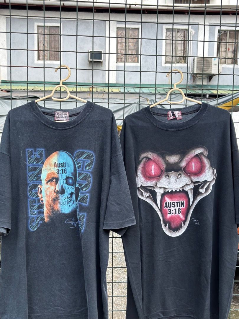 Vintage WWE stone cold (Category: Activewear) located in Caloocan City. Submitted by carlfinds23 (Listing ID 1467350016, Image 1). Description: Vintage WWE Stone Cold.