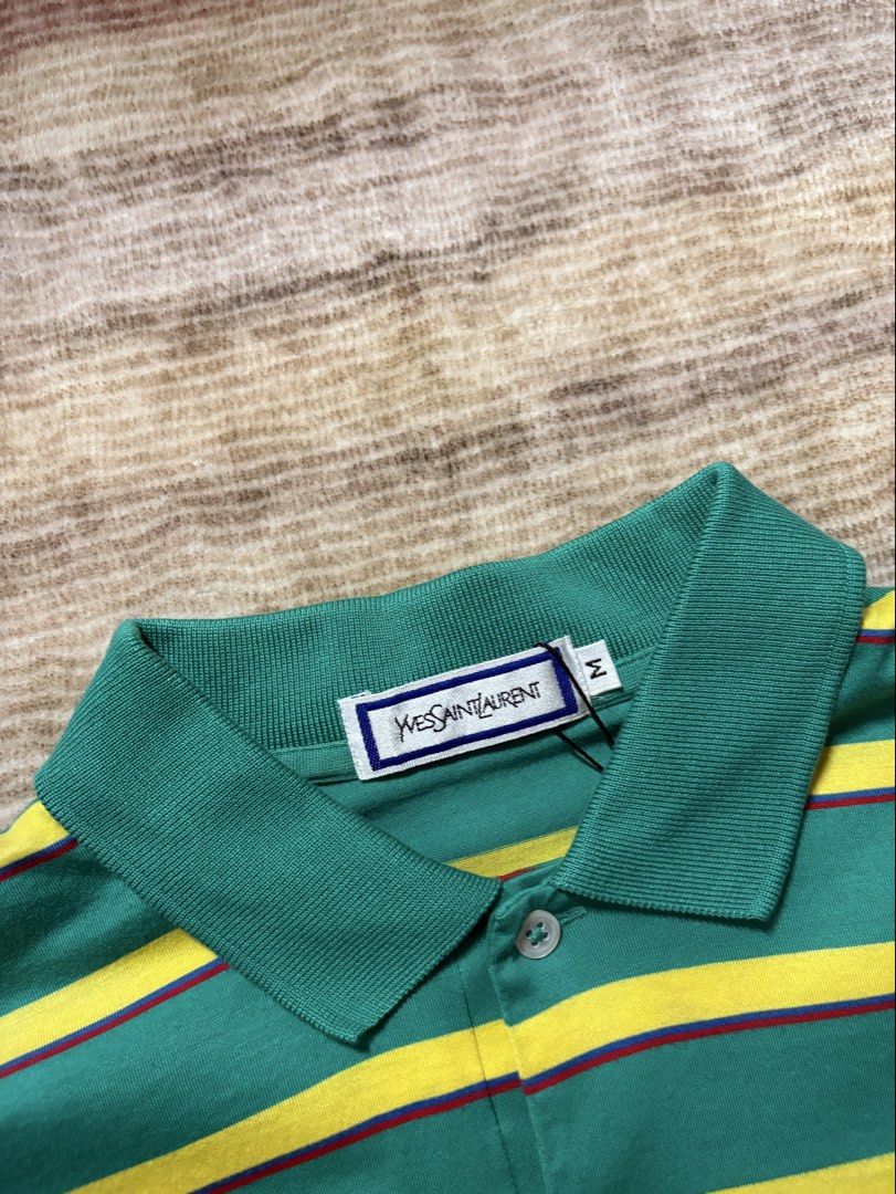 Vintage YSL Poloshirt (Category: Luxury Apparel) located in Antipolo. Submitted by thearchivesproject (Listing ID 1467315557, Image 3). Description: 20 width 29 length.