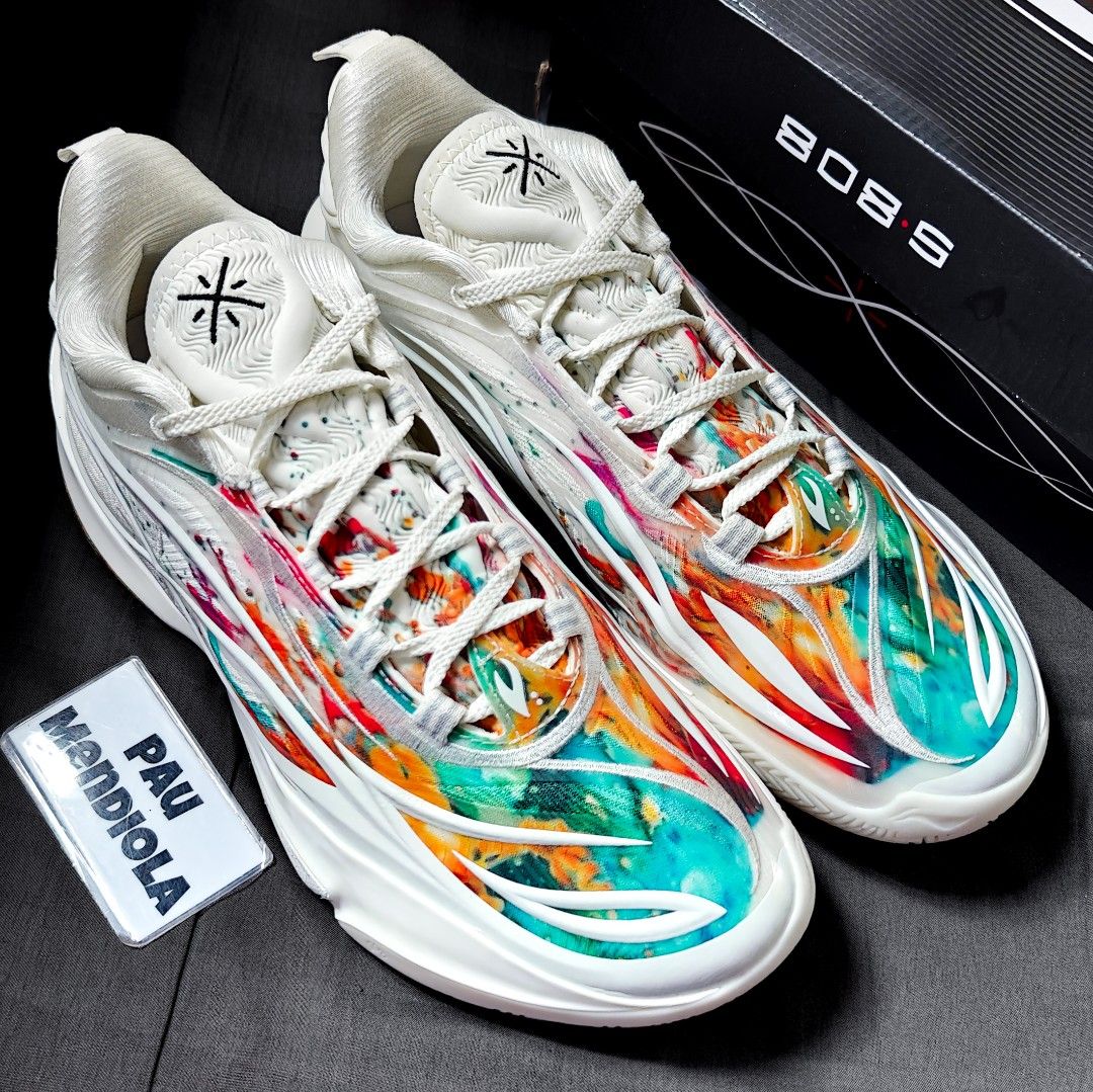 Wade 808 5 Ultra V2 "Firework" (Category: Sneakers) located in Pasig City. Submitted by paumendiola (Listing ID 1467220588, Image 2). Description: WTS - ₱ 3,690 only Wade 808 5 Ultra V2 "Firework" Size 7.5 (fit to size 8 slim foot) Used twice (replaced drop-in midsole from Kobe 8 Protro) Complete with box ₱ 3,690 only‼️(SRP 9,600) Money back if proven fake Location: Pasig/Cainta Open for meet-ups Shipping via Lalamove/J&T/JRS.