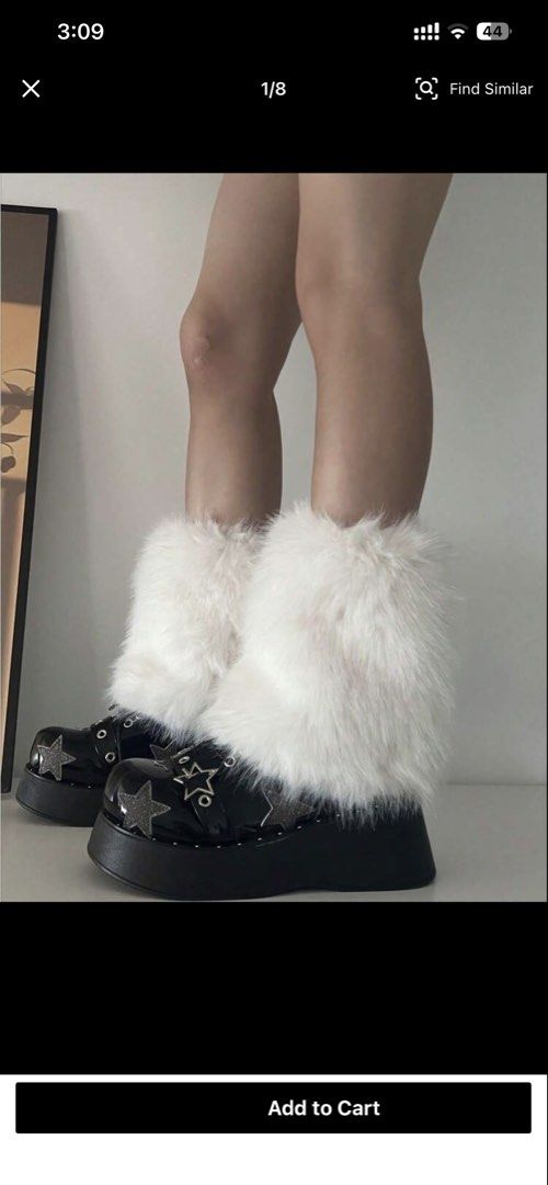 White leg fur or warmers (Category: Other Accessories) located in Manila. Submitted by danicoleons (Listing ID 1467235755, Image 1). Description: - Leg Warmers: Fluffy, soft-textured white faux fur, easy slip-on design - Condition: Brand new / Excellent - Perfect for: Halloween, Cosplay, concerts, parties, travel - Shipping: Fast shipping from PH, .