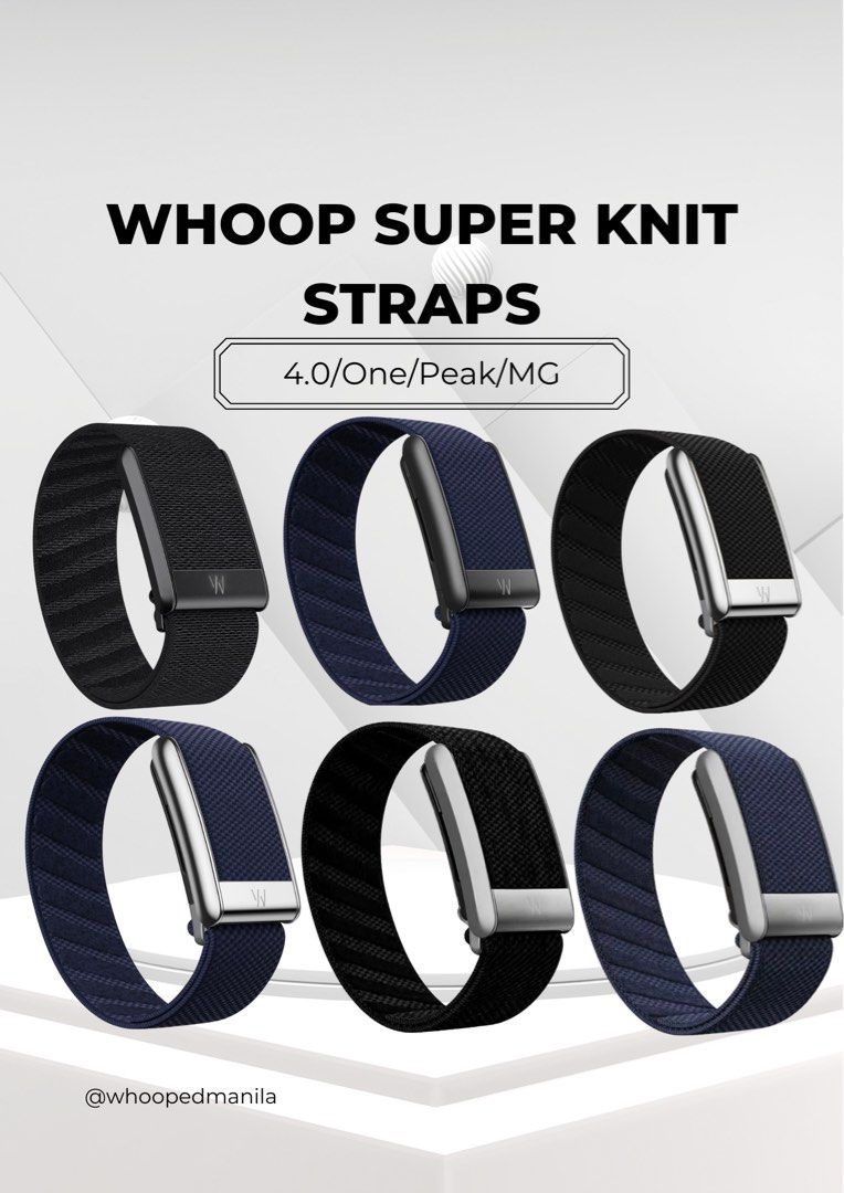 Whoop Straps (Category: Other Sports Equipment and Supplies) located in Quezon City. Submitted by 135rarecat (Listing ID 1467176775, Image 1). Description: ✦ THIRD-PARTY WHOOP STRAPS ✦ Elevate your style. Match your performance. ⌚ AVAILABLE STRAPS * SuperKnit — ₱1,200 * SportFlex — ₱1,800 * Bicep Bands * Leather Straps * Creative Design Straps Prices may vary depending on the style. 🎨 More colors available beyond those pictured! 📦 PRE-ORDER BAS