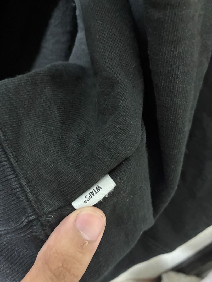 WTAPS 'Disarmament' Sweater (Category: Hoodies) located in Santo Tomas. Submitted by tamins.thrifts (Listing ID 1467358185, Image 3). Description: - thick & heavy fabric Condition: 9.5/10 Color Rate: 9.5/10 Dimensions: 21 x 25 Issue/s:.