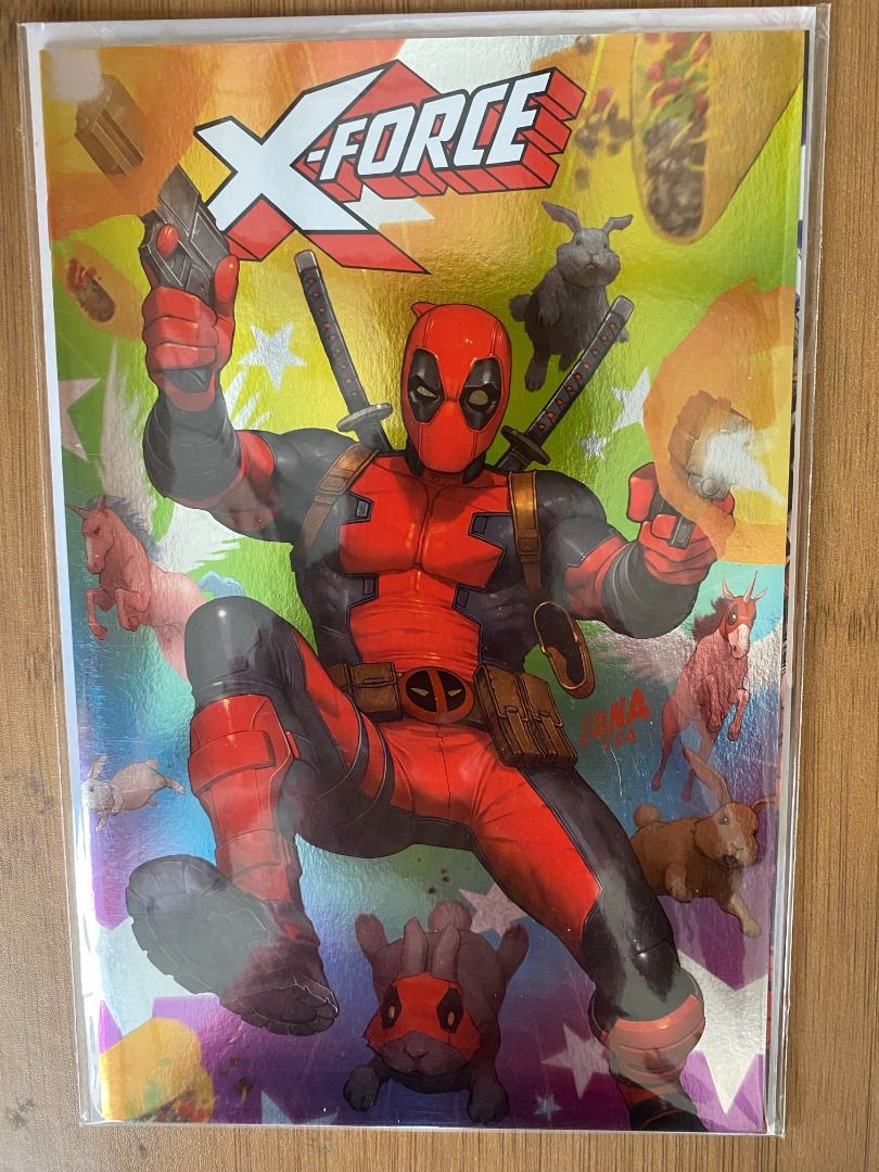 X-Force 1 Foil (Category: Comics & Manga) located in Quezon City. Submitted by asterisx_collections_185 (Listing ID 1467329654, Image 1). Description: X-Force 1 Foil DNA cover VG NM Location: Novaliches Quezon City Can do meet up? Yes at BGC during my RTO Can ship? Yes - via Grab / Courier service - yes but need to pool 5 or more orders before shipping out Mode of payment - bank transfer/ gcash Cross-posted.