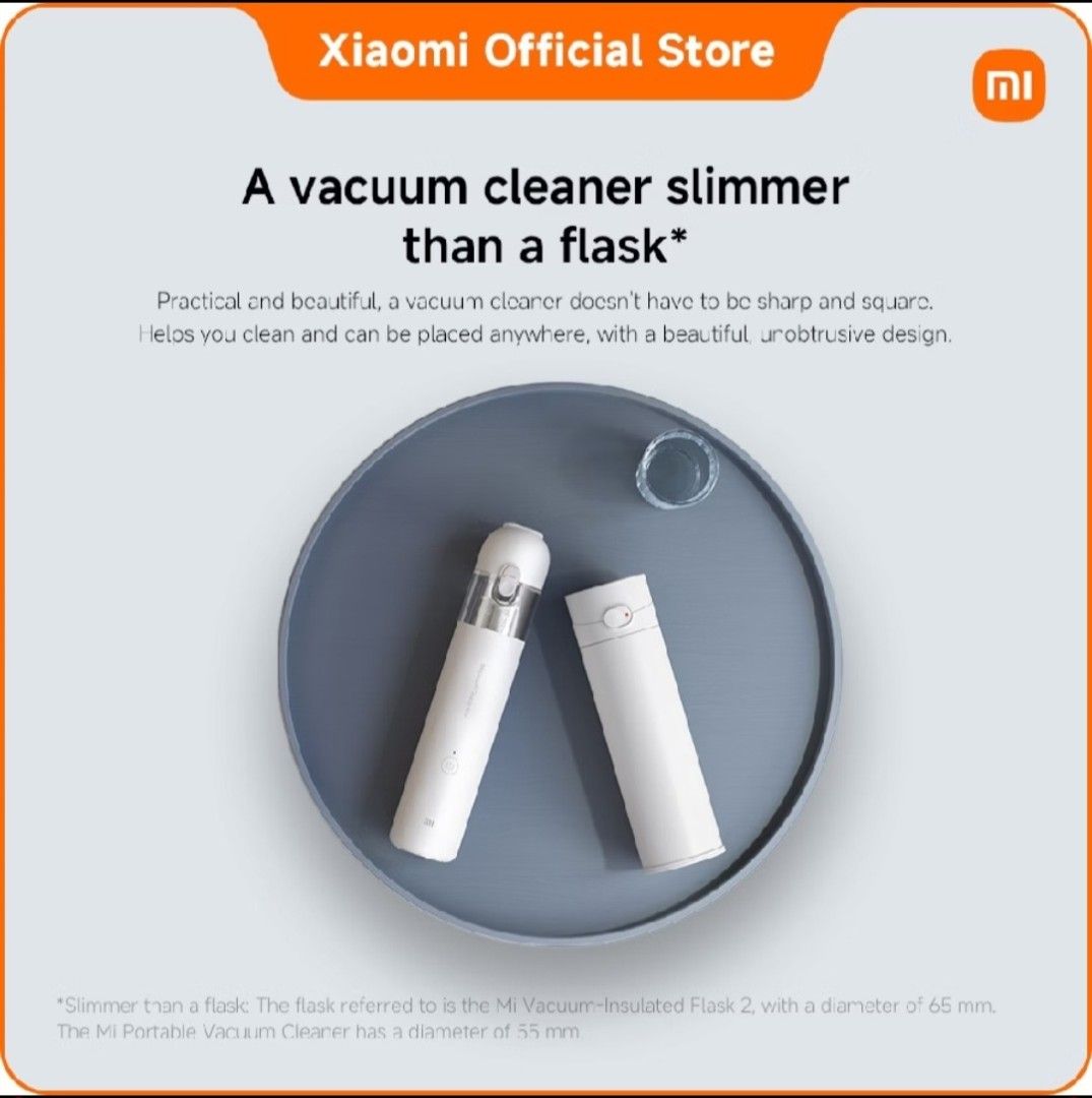 Xiaomi Mi Vacuum Cleaner Mini Cordless Handheld (Category: Vacuum Cleaner & Housekeeping) located in San Mateo. Submitted by reyshel08 (Listing ID 1467175271, Image 1). Description: - Item: Xiaomi Mi Vacuum Cleaner Mini (White) - Condition: Brand new, unused with original packaging intact - Design: Compact, flask-sized, and cordless for easy portability - Ideal Use: Perfect for cleaning cars, couches, and tight crevices - Inclusions: Original box