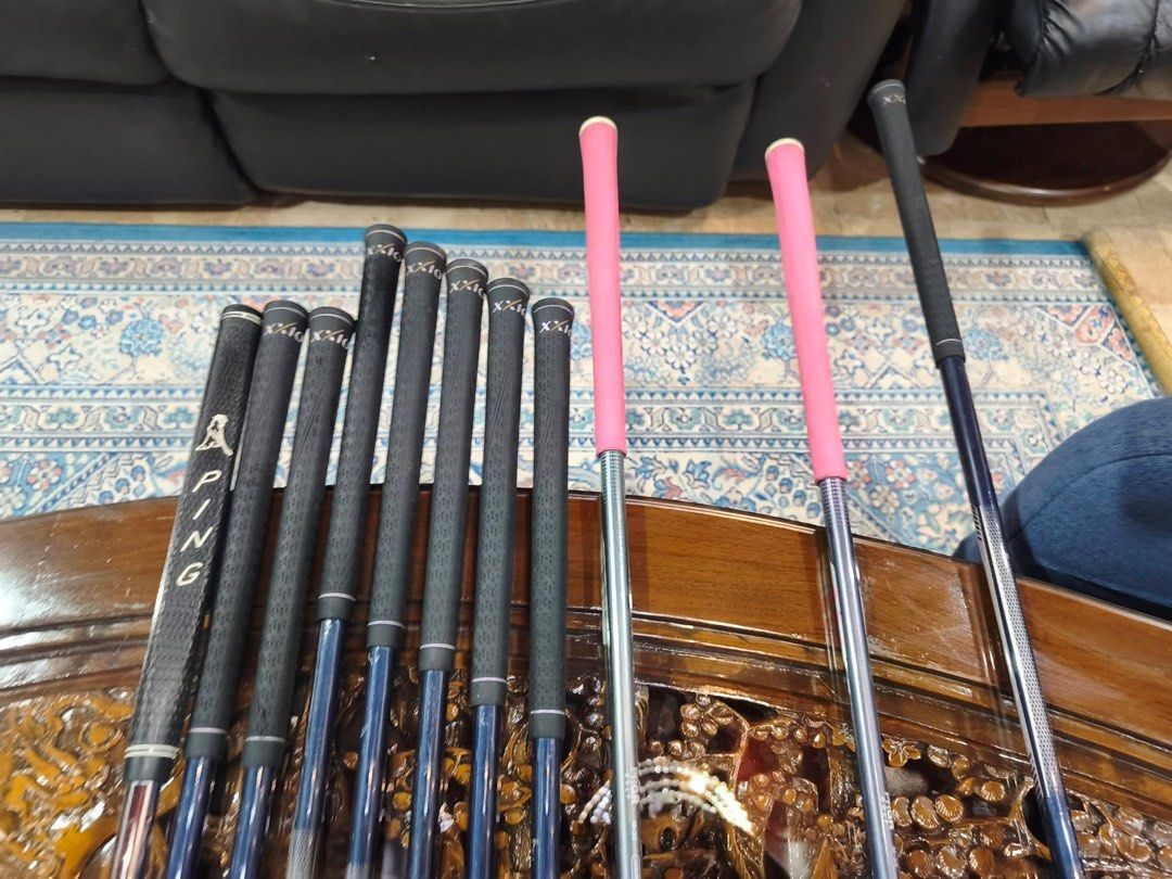 XXIO MP500 Ladies Golf Set (Category: Golf) located in Paranaque City. Submitted by chips24 (Listing ID 1467174859, Image 3). Description: For Sale Ladies Set °XXIO MP500 L flex graphite shaft irons ° PRGR sweep L flex woods °XXIO MP 500 13.5° L flex driver °Ping putter °Bally golf bag included and mickey mouse head cover. For only 43.8k pick up Bf Paranaque free shipping within MM..