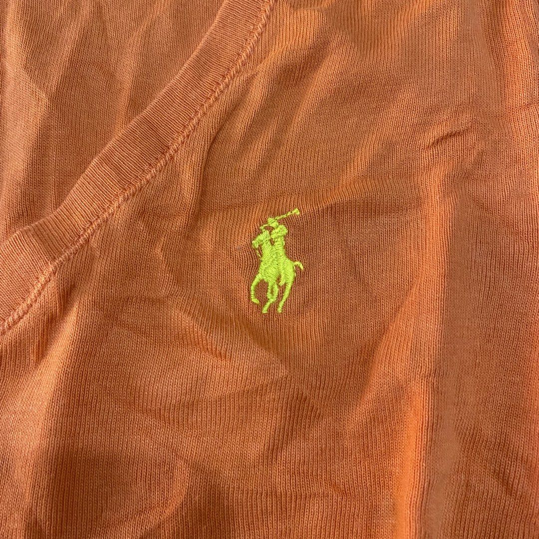 Y2k Ralph Lauren Orange Top (Category: Blouses) located in Cebu City. Submitted by accurate.curations.ceb (Listing ID 1467218488, Image 3). Description: Y2k Ralph Lauren EXCELLENT CONDITION COLOR RATE: 10/10 Issues: None M Measurements: Width: 15 inches Length: 23 inches Price + Sf 📍Cebu Shipping via J&T NO COD/COP PAYMENT FIRST VIA GCASH OR BANK Unli vouch and VC for legitimacy dm if interested 📩.