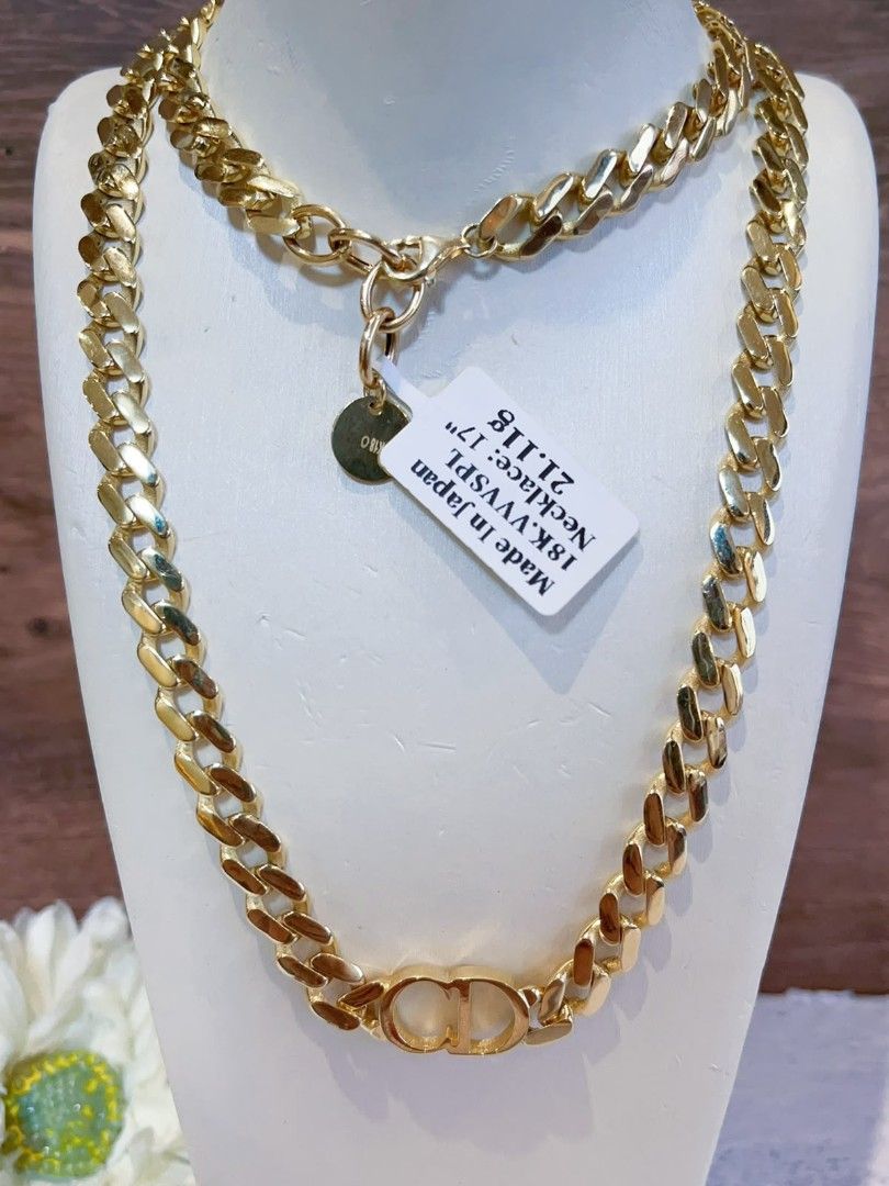 Yellow Gold CD necklace 18k gold (Category: Necklaces) located in Manila. Submitted by primejewelry (Listing ID 1467279637, Image 1). Description: .