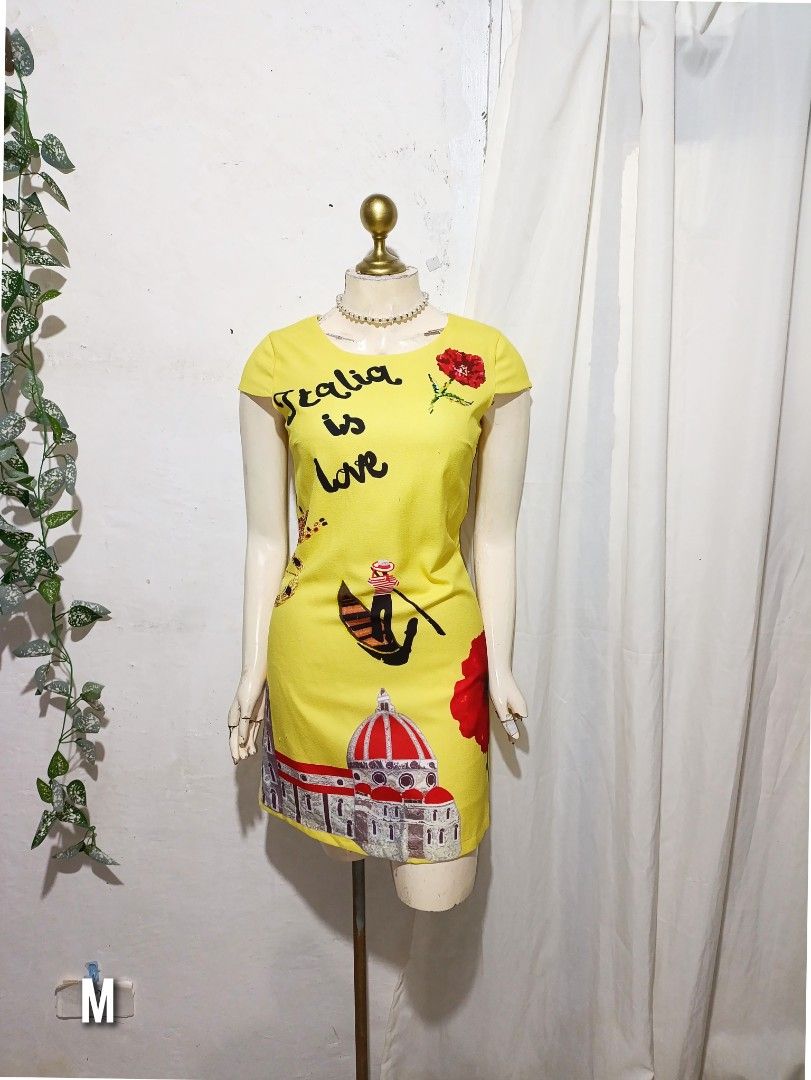 Yellow retro dress (Category: Dresses) located in Pateros City. Submitted by amj_amj (Listing ID 1467325648, Image 1). Description: .