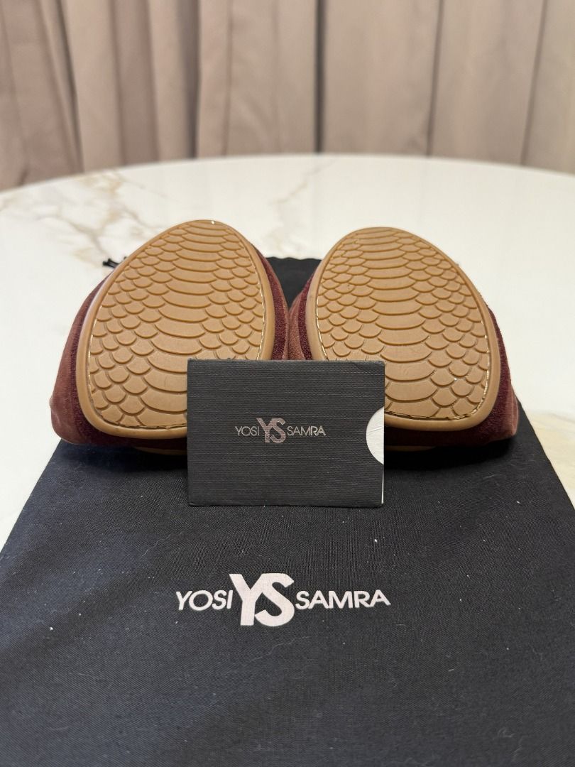 YOSI SAMRA Red Flats in Size 10 (Category: Flats & Sandals) located in Marikina City. Submitted by tashdeclutters. (Listing ID 1467232059, Image 3). Description: ✨ YOSI SAMRA Red Flats in Size 10 - P4990 ✨ Condition 1: Brand New 🛍️ Purchased in: USA 📝 Notes: with YS card and dust bag ✨ @tashdeclutters ✨ Created to share the things that no longer spark joy with Tash — and hopefully, let them spark joy for someone else. 🤍 📌 SHOP POLICIES • Pric
