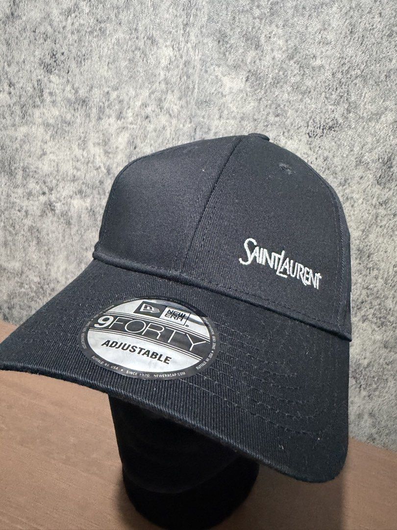 Ysl x new era - Black embroided Logo cap (Category: Caps & Hats) located in Cavite. Submitted by commoncourtesy (Listing ID 1467348043, Image 2). Description: One size fits all.