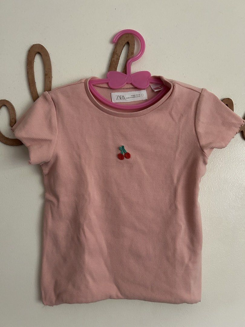Zara bundle 4T on tag (Category: Babies & Kids Fashion) located in Las Pinas. Submitted by anjcanilao (Listing ID 1467243362, Image 1). Description: 2 tops, 1 leggings 4 years on tag Authentic.