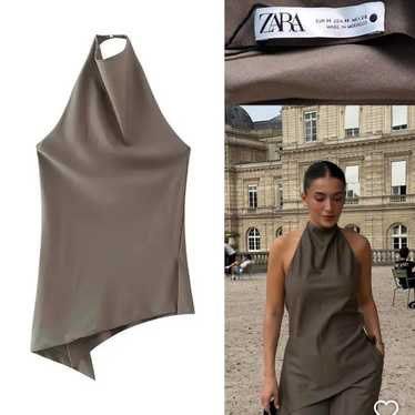 Zara Halter Backless (Category: Blouses) located in Mandaluyong City. Submitted by grmnk (Listing ID 1467171476, Image 3). Description: Bought at full SRP. Never used. Still with tags. BPI / GCash Pick-up from Hulo, Mandaluyong.