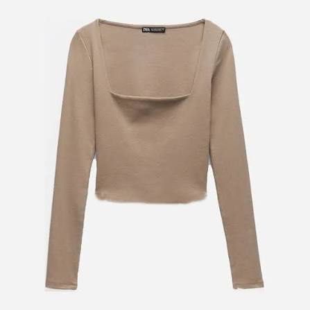Zara Longsleeve Top (Category: Longsleeves) located in Manila. Submitted by shesells3ashells (Listing ID 1467263109, Image 2). Description: take both for 150 :).