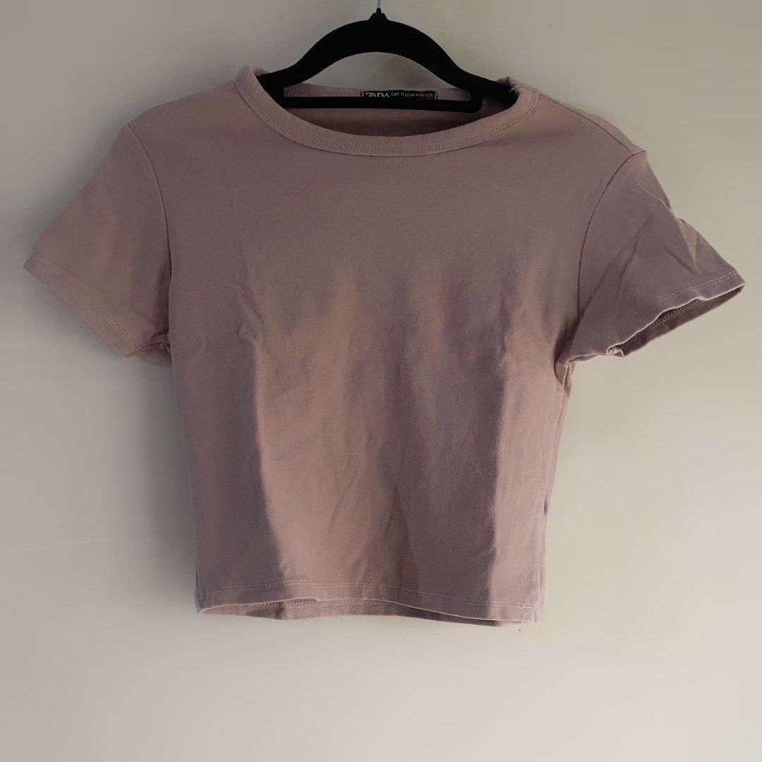 Zara Top in Mauve (Category: Shirts) located in Quezon City. Submitted by shopmariascloset_ (Listing ID 1467186115, Image 1). Description: .