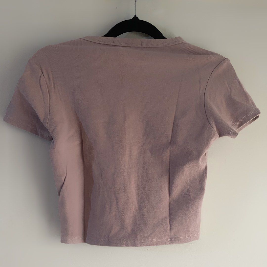 Zara Top in Mauve (Category: Shirts) located in Quezon City. Submitted by shopmariascloset_ (Listing ID 1467186115, Image 2). Description: .
