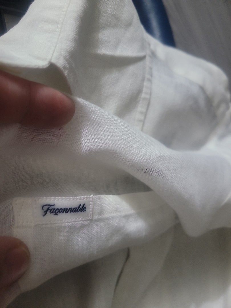 LINEN 100% facconableTop (Category: Blouses) located in Los Banos. Submitted by lopecruz (Listing ID 1467483772, Image 3). Description: armpit : 19" length : 24" like new, no flaws M to L.