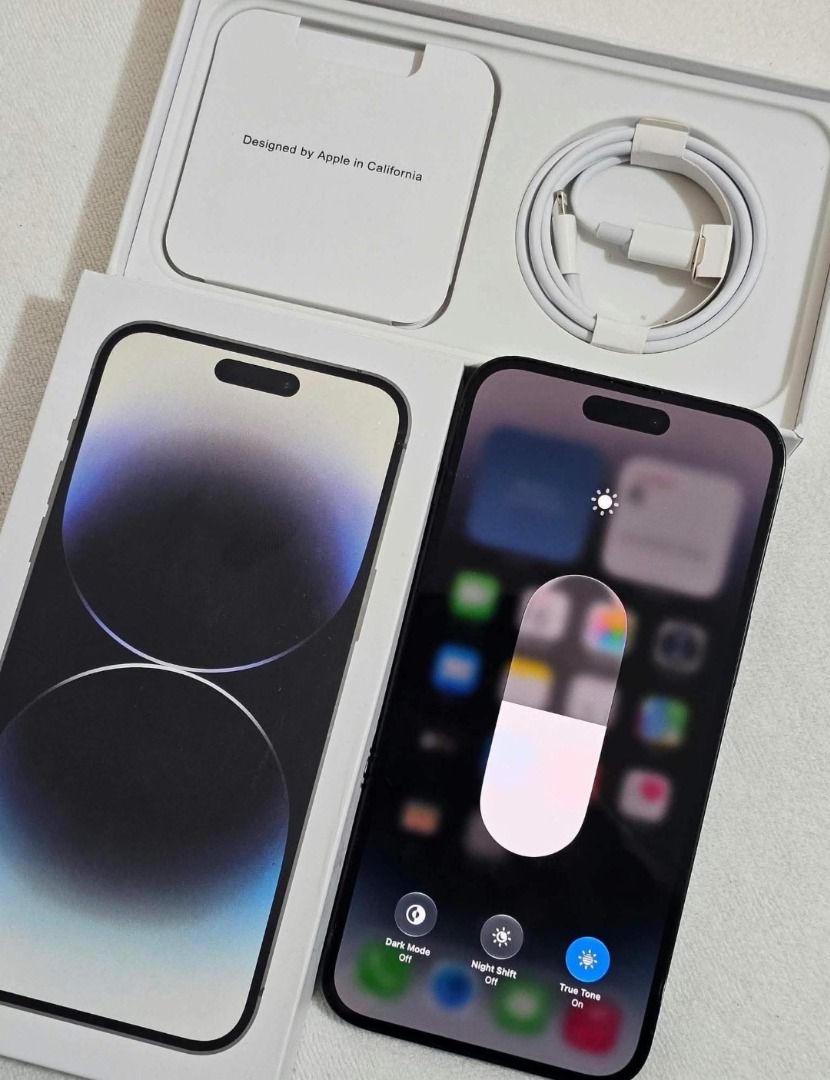 15k fix iphone 14 pro max (Category: iPhone 14 Series) located in Makati City. Submitted by georgeumi (Listing ID 1467505053, Image 3). Description: 15k Iphone 14 Promax Powermac 128gb storage Openline anysim 91% batteryhealth Ntc approve local variant Complete package No issue No history repair .