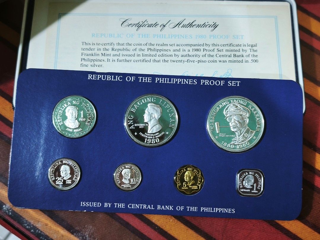 1980 ABL PROOF SET COMPLETE BOX AND COA (Category: Currency) located in Magalang. Submitted by numis_nova.888 (Listing ID 1467371008, Image 3). Description: .