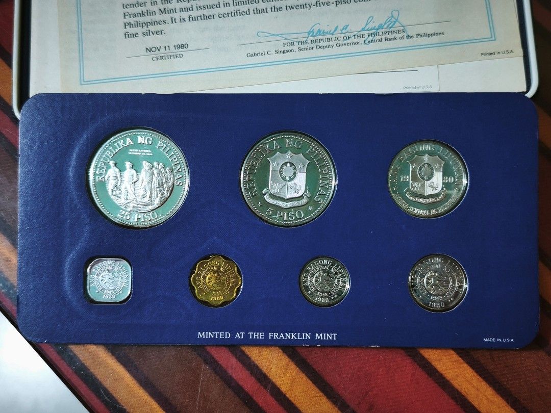 1980 ABL PROOF SET COMPLETE BOX AND COA (Category: Currency) located in Magalang. Submitted by numis_nova.888 (Listing ID 1467371008, Image 2). Description: .