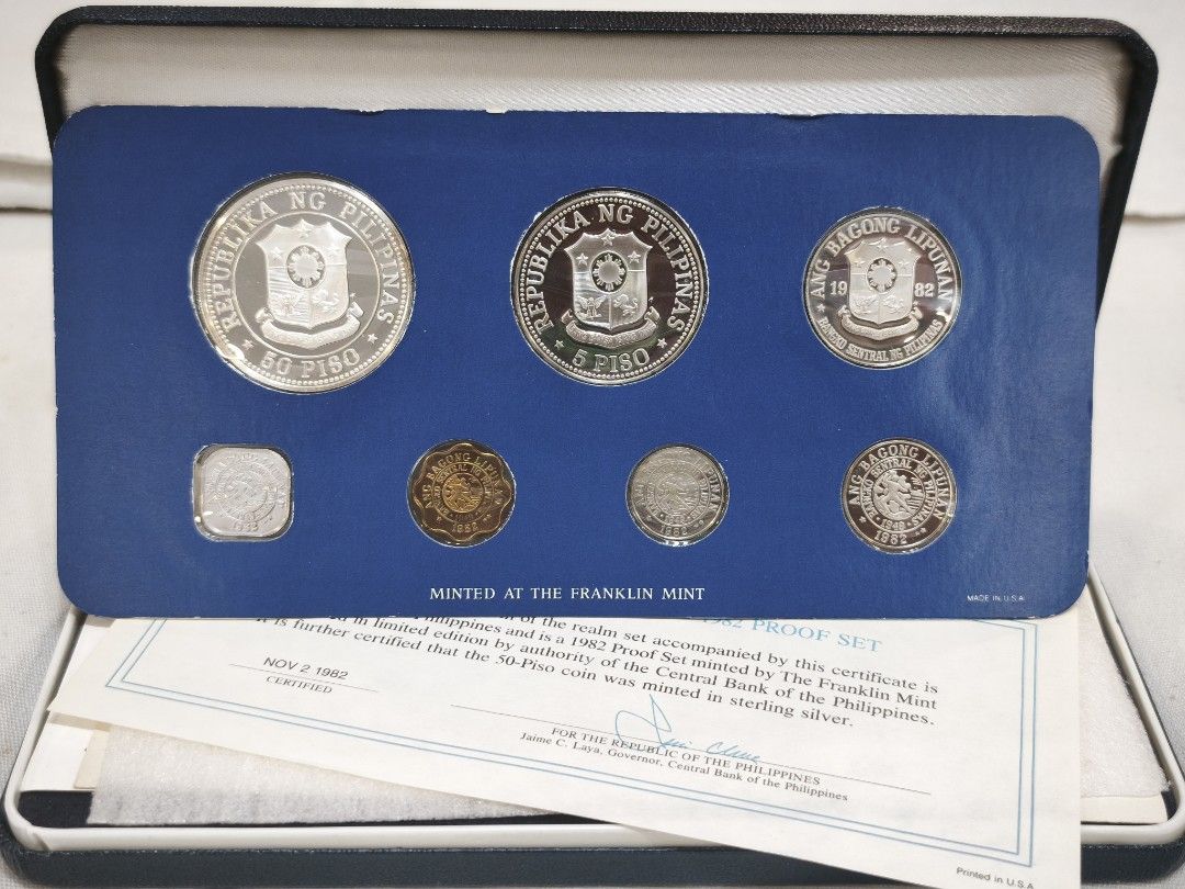 1982 ABL PROOF SET with box and coa (Category: Currency) located in Magalang. Submitted by numis_nova.888 (Listing ID 1467371527, Image 3). Description: .