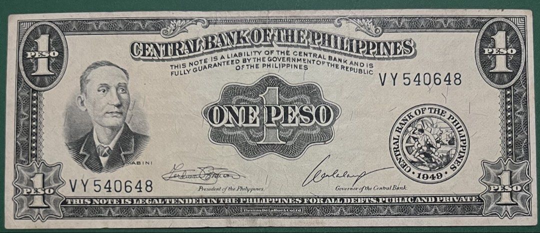 1p English Series - VY540648 (Category: Currency) located in Makati City. Submitted by rpm0704 (Listing ID 1467463326, Image 1). Description: .