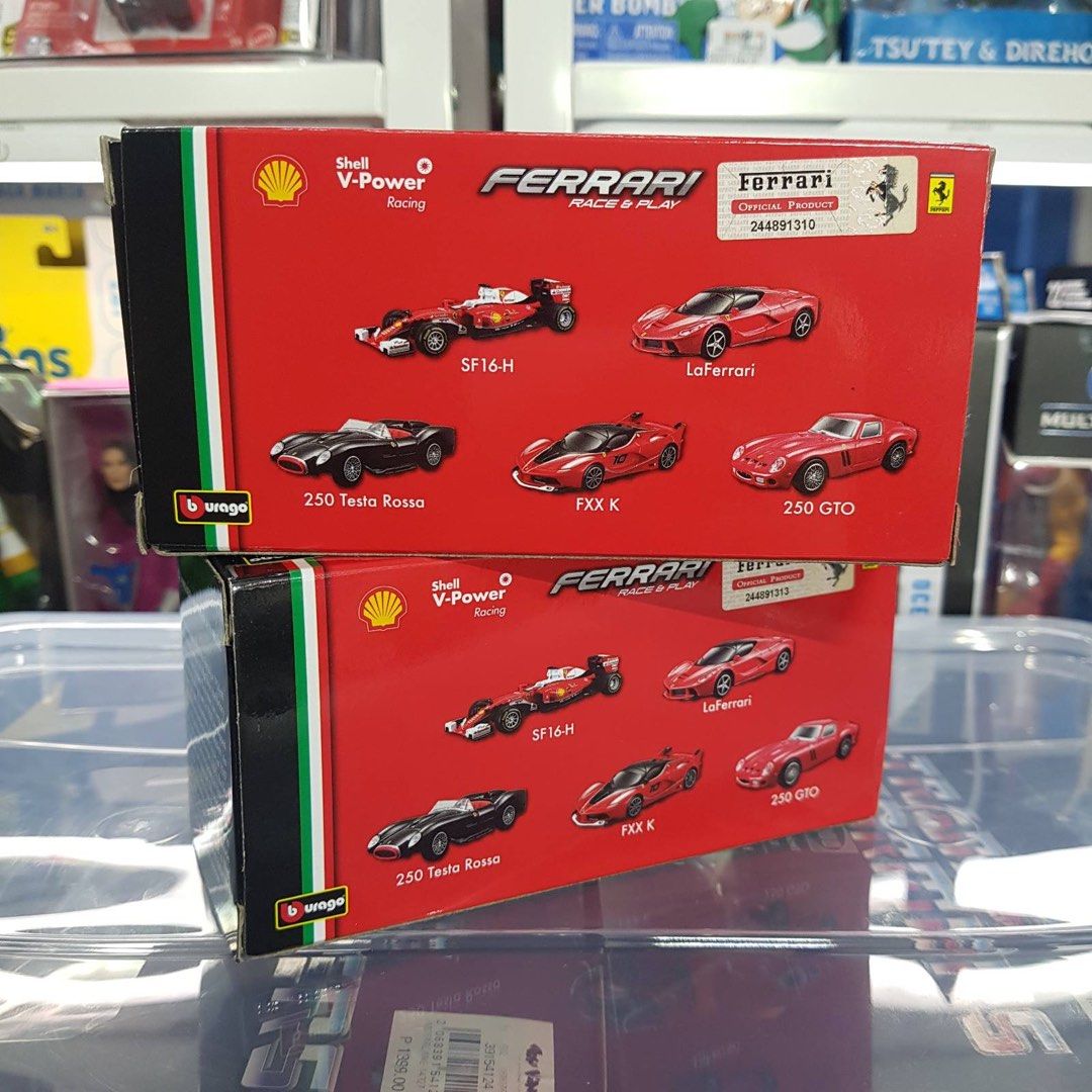 2017 Shell V-Power Racing 1:43 Scale FERRARI Collections (Category: Vehicle & Diecast Models) located in Quezon City. Submitted by treshermanasonlineshoppe (Listing ID 1467547369, Image 2). Description: 📌 Please Read Before Messaging: I appreciate serious buyers only. ❗ No lowballers – prices are already reasonable. ❗ No excessive questions – if you’re not ready to buy, please don’t waste time. ❗ All photos are posted – kindly refrain from askin