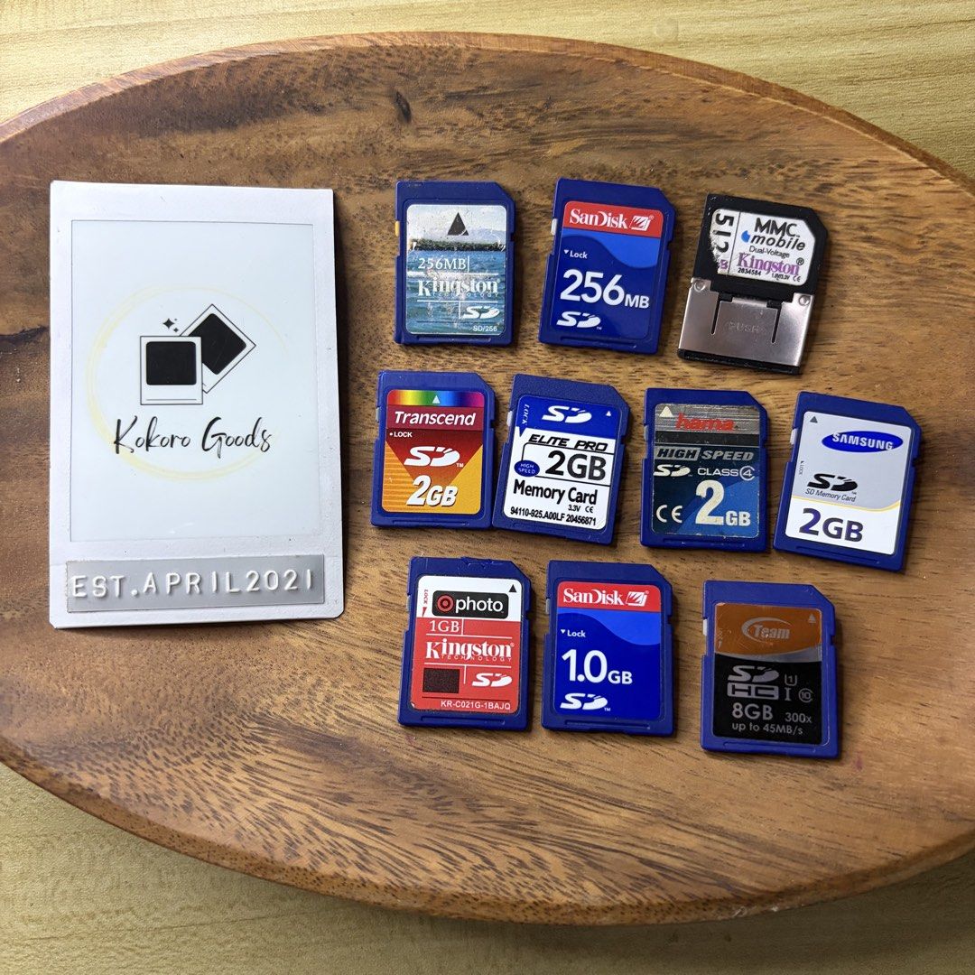 256 MB / 512 MB / 1 GB / 2 GB / 4 GB / 8 GB SD / SDHC I Memory Card (for Digital Camera) (Category: Memory & SD Cards) located in Caloocan City. Submitted by lynaldeax (Listing ID 1454060136, Image 1). Description: SD / SDHC 1 Memory Card Preloved 512 MB - 275 1 GB - 300 2 GB - 350 4 GB - 420 8 GB - 600 GUARANTEED WORKING - Tested on Digital Camera - Tested on Memory Card Reader.