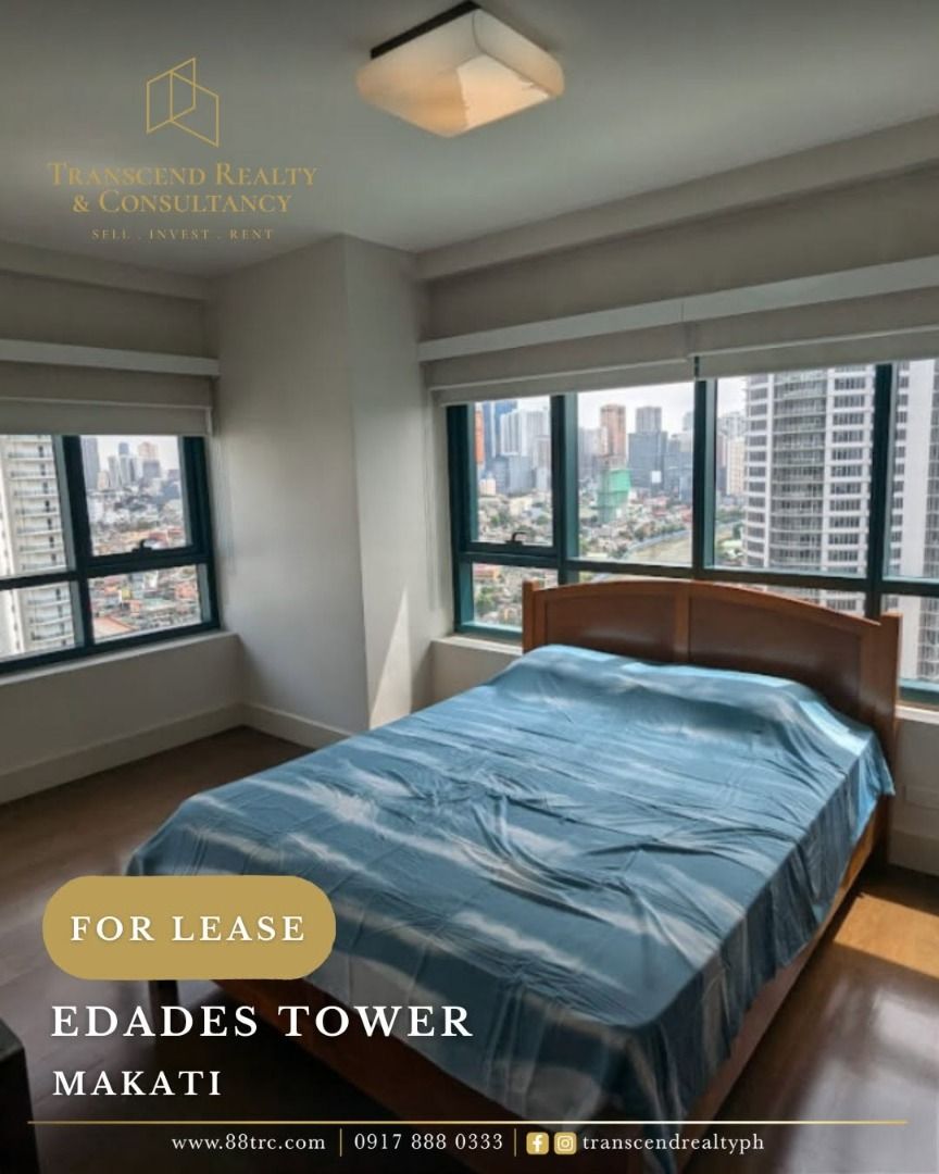 2 Bedroom For Lease in Edades Tower (Category: Apartments & Condos) located in Makati City. Submitted by transcendrealty (Listing ID 1467410377, Image 1). Description: A fully furnished residence at Edades Tower, complete with a maid’s bedroom and private balcony for comfortable, move-in ready living in the heart of Rockwell. ⚜️ FOR LEASE Edades Tower - 2 bedrooms - 2 bathrooms - FA 100 +/- sqm - Fully furnished - With maid’s bedroom - With balco