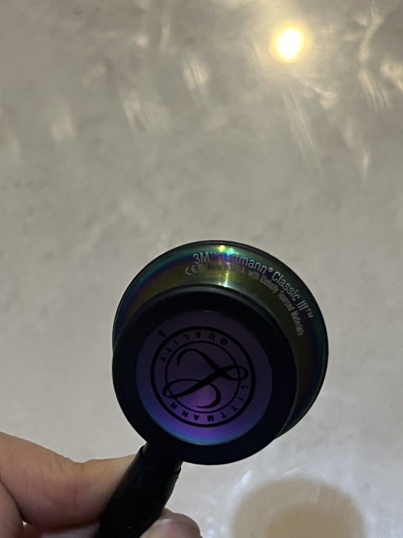 3M Littmann Classic III Stethoscope Rainbow Edition (Category: Medical Supplies & Tools) located in Caloocan City. Submitted by zozo.8888 (Listing ID 1467483761, Image 3). Description: - Model: 3M Littmann Classic III Stethoscope Black - Finish: Rainbow - Condition: Brand new and unused, properly stored in original packaging - Inclusions: Original box, instruction manual, spare eartips, and rim AND A FREE SPHYGMOMANOMETER and replacement parts in