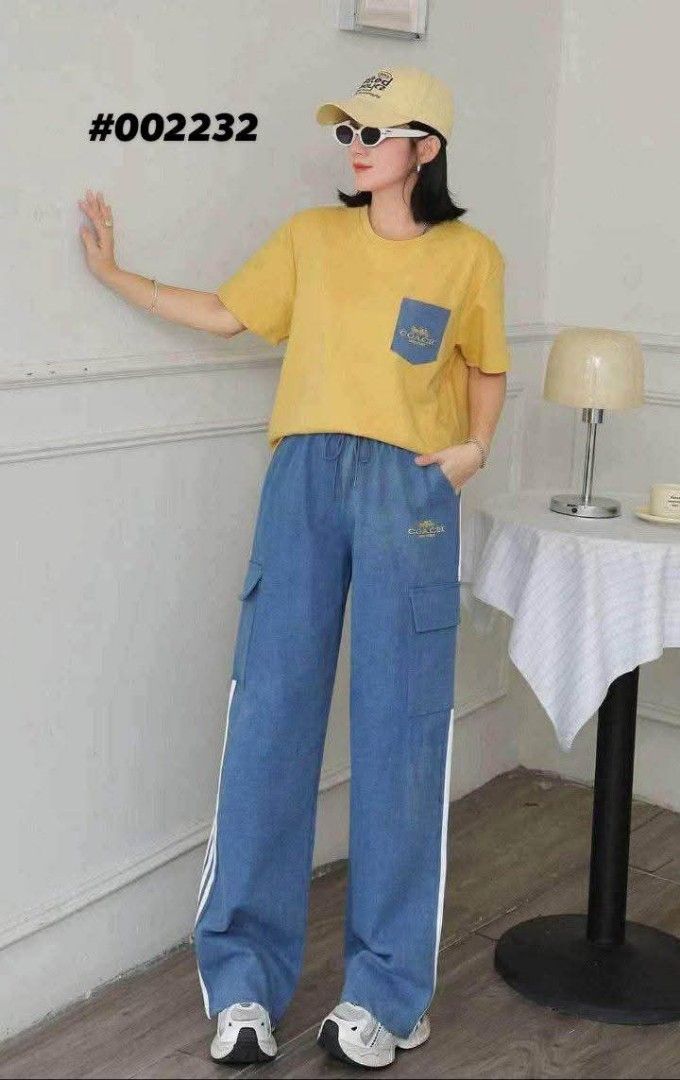 4pockets denim pants and tops (Category: Activewear) located in Manila. Submitted by raredeer-4deb4e (Listing ID 1467484535, Image 3). Description: can fit upto xxl.