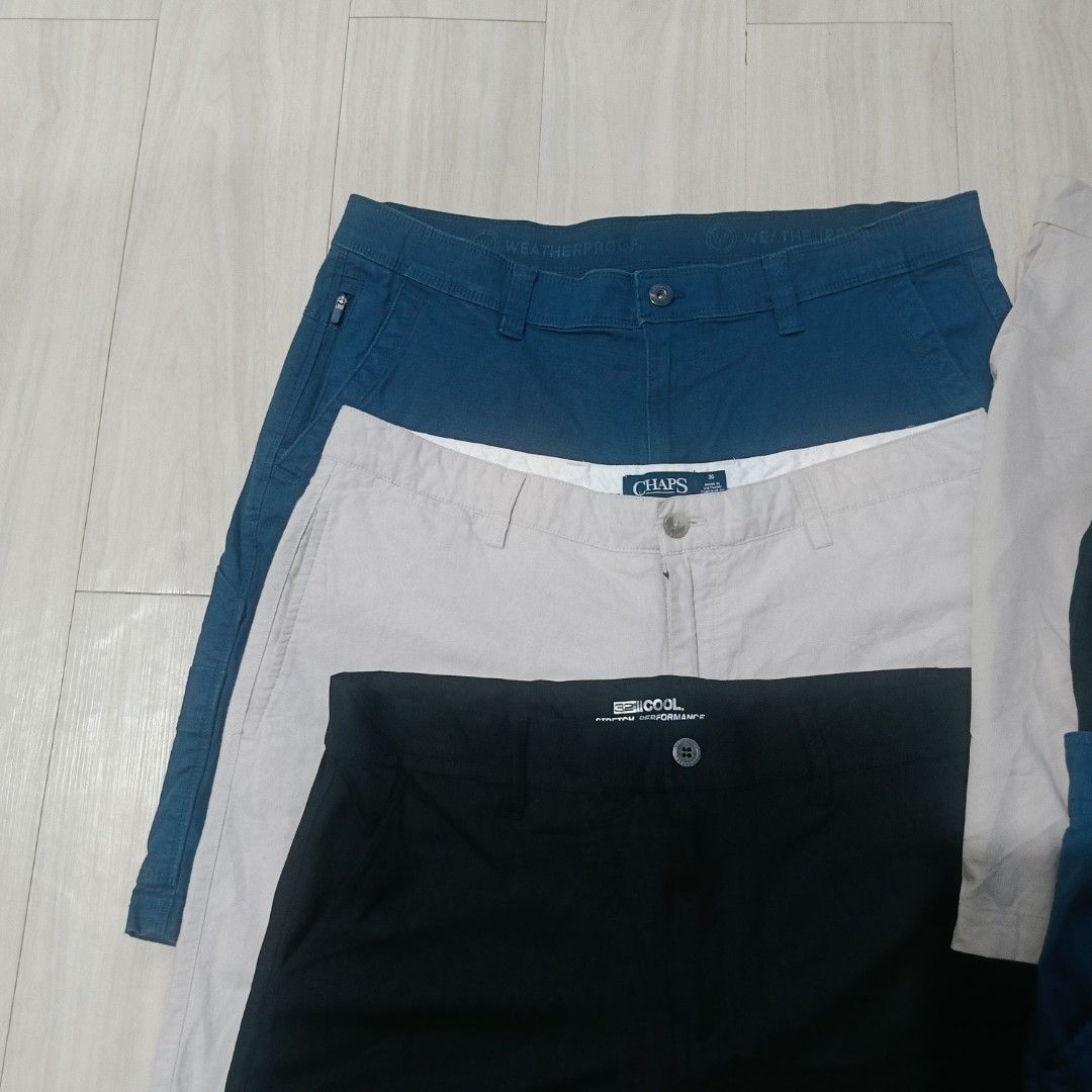 6pcs Assorted Men's Shorts Bundle Nike Chaps Weatherproof Gerry 32 Degrees (Category: Shorts) located in Manila. Submitted by ghello99 (Listing ID 1467463367, Image 2). Description: - Brand new bundle of 6pcs men's shorts - Includes top brands: Nike, Chaps, Weatherproof, Gerry, and 32 Degrees Cool - Colors: Blue, beige, black, and more - Features: Convenient zipper pockets and adjustable drawstring waistbands - Perfect for casual daily wear or ou