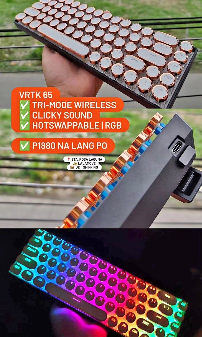 ✅ FREE SHIPPING MECHANICAL KEYBOARD (Category: Computer Keyboard) located in Caloocan City. Submitted by ziondrei (Listing ID 1467504650, Image 3). Description: ✅ FREE J&T Shipping ✅👉 Price List: https://docs.google.com/spreadsheets/d/1JLMOQPNwqRnTqfkLmj402gEtFgX1n0yeENkg68UB_6M/edit?usp=sharing Keyboard Ajazz AK820 MAX RK R99 Leobog Hi75C Pro Weikav Nut65 Switches Blue Switches (500pcs/pack) Epomaker Silent Switches Yunzii B75 Pro Max Keyluna M