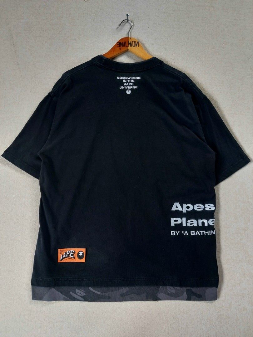 Aape Moonface Logo Camo Tee (Category: Tshirts & Polo Shirts ) located in Palayan City. Submitted by akhai420 (Listing ID 1467404819, Image 2). Description: Size: XL Dimensions: W24-L29 Condition: Like new Flaws: None Kindly, message me for more details..
