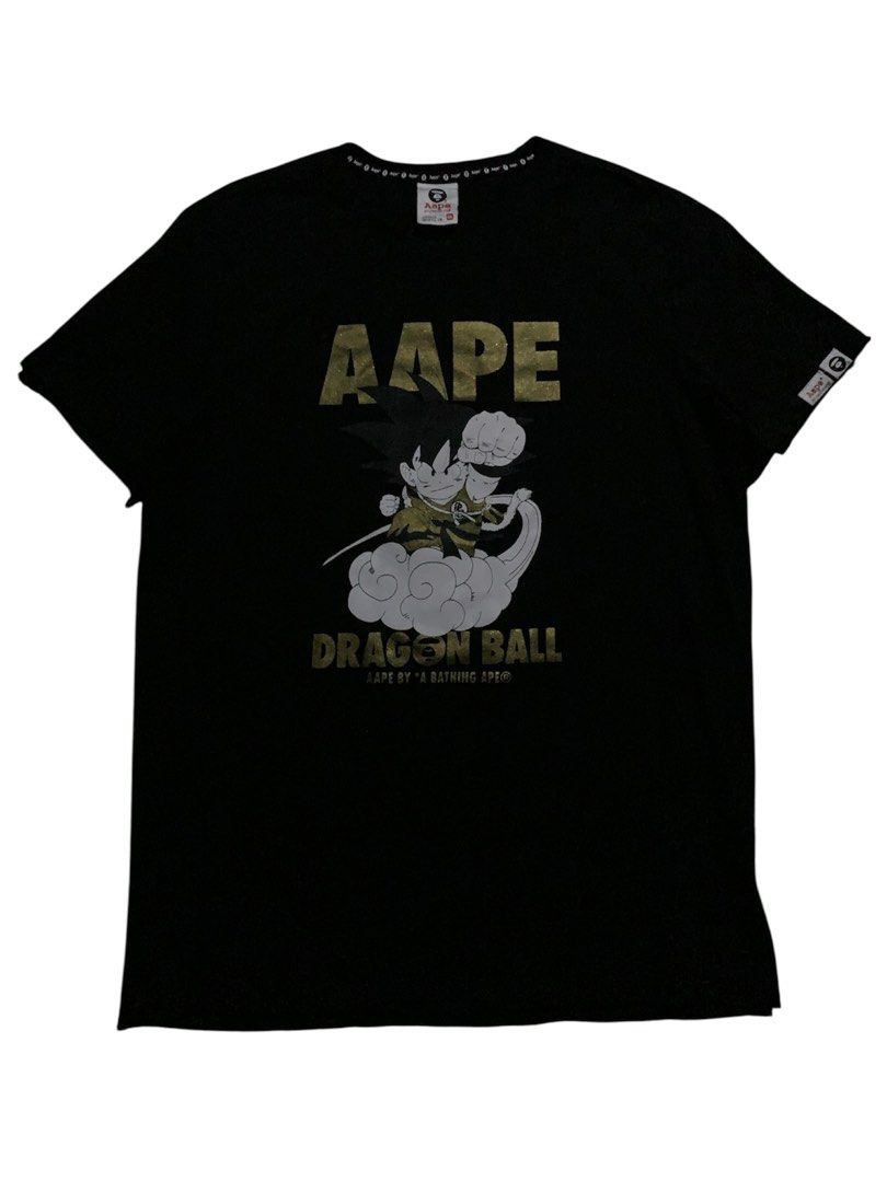 AAPE X DRAGON BALL TEE ORIGINAL (Category: Tshirts & Polo Shirts ) located in Manila. Submitted by bravemoon.c329ad (Listing ID 1467506745, Image 1). Description: as new size large dimes : 21x 28 no issue color rate 10/10.