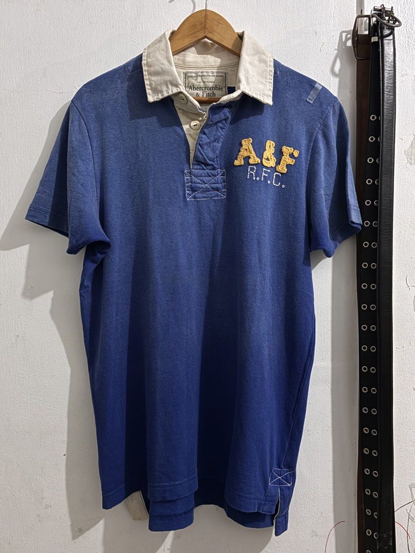 Abercrombie & Fitch Polo (Category: Tshirts & Polo Shirts ) located in San Mateo. Submitted by coertee (Listing ID 1467505064, Image 1). Description: Abecrombie & Fitch Polo Shirt #12 No issues Size : Large Color Rate : 9/10 (Color may vary due to lighting) bought it at the thrift from the selected items, still has the tags on it and is still in excellent condition. item has no issues at all, price can still be negotiable. this just needs a wash 